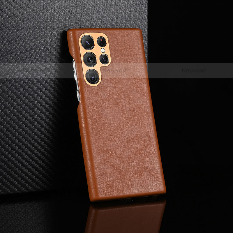 Soft Luxury Leather Snap On Case Cover C06 for Samsung Galaxy S21 Ultra 5G