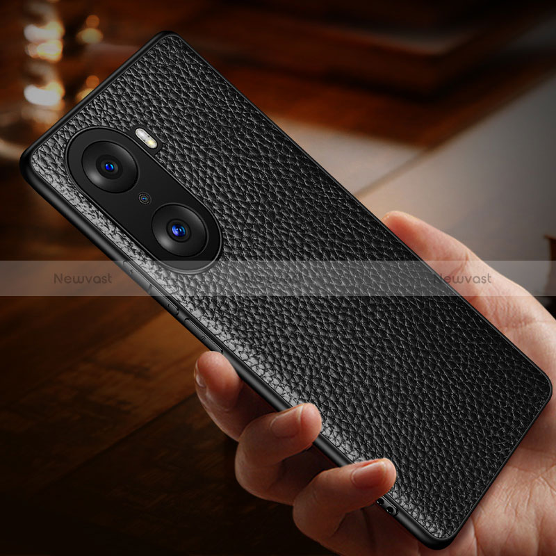 Soft Luxury Leather Snap On Case Cover DL1 for Huawei Honor 60 5G