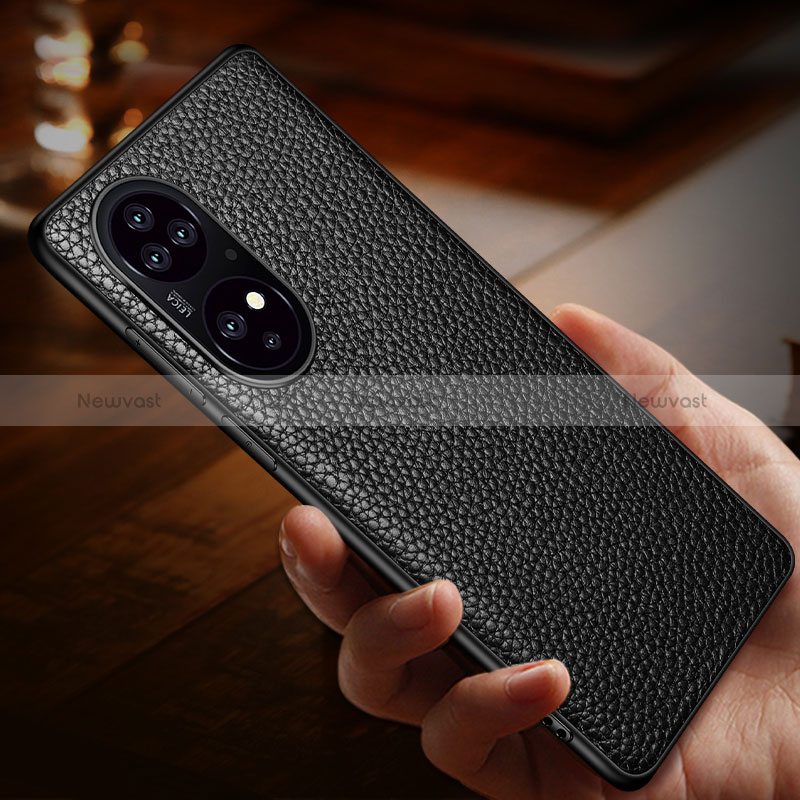 Soft Luxury Leather Snap On Case Cover DL1 for Huawei P50