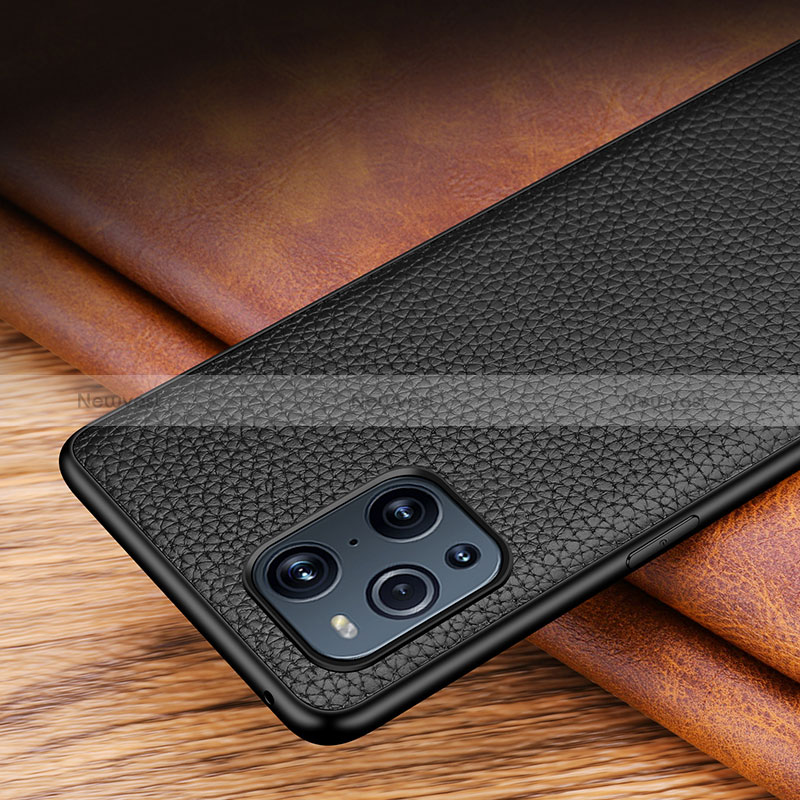 Soft Luxury Leather Snap On Case Cover DL1 for Oppo Find X3 5G