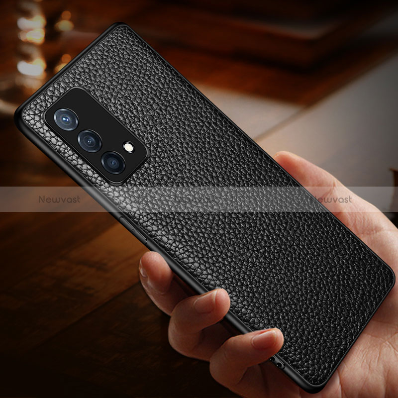 Soft Luxury Leather Snap On Case Cover DL1 for Oppo K9 5G