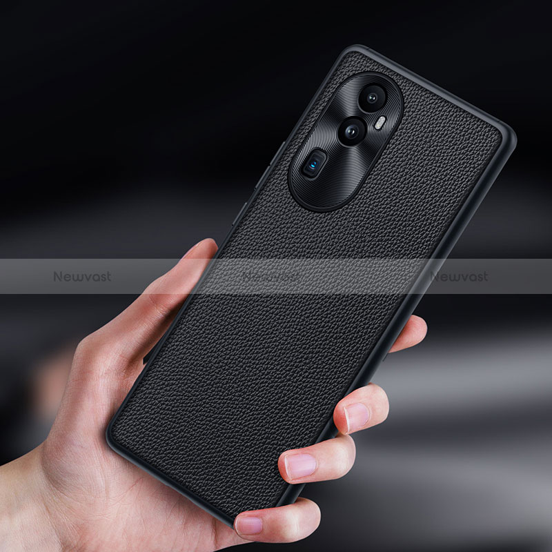 Soft Luxury Leather Snap On Case Cover DL1 for Oppo Reno10 Pro+ Plus 5G