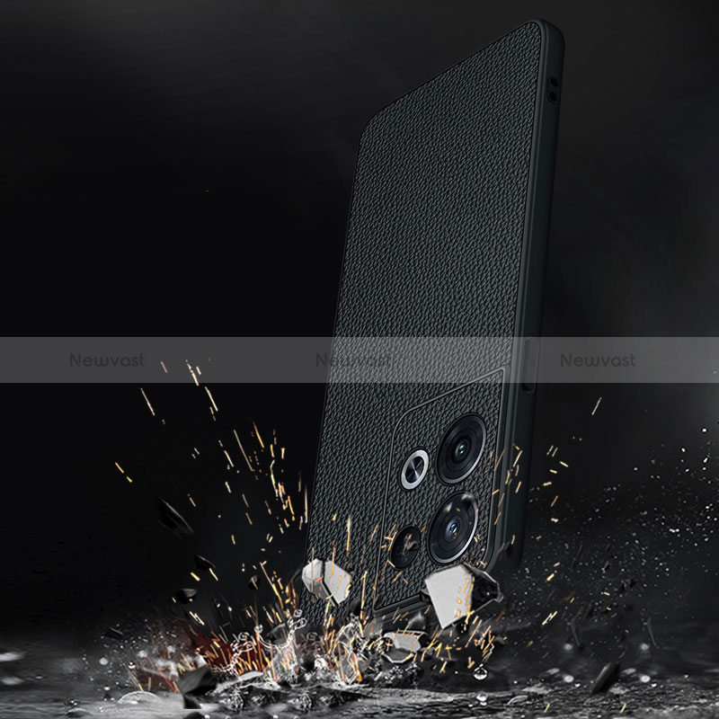 Soft Luxury Leather Snap On Case Cover DL1 for Oppo Reno9 5G