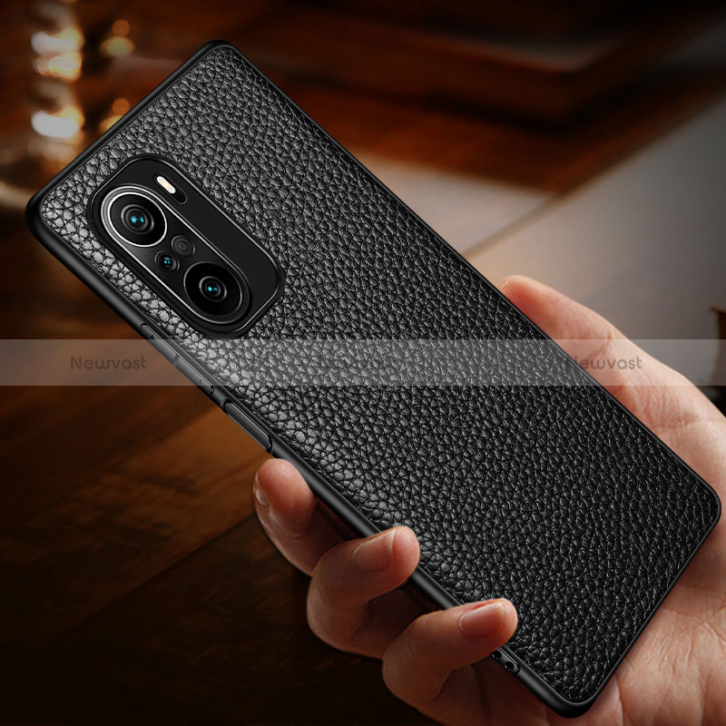 Soft Luxury Leather Snap On Case Cover DL1 for Xiaomi Poco F3 5G