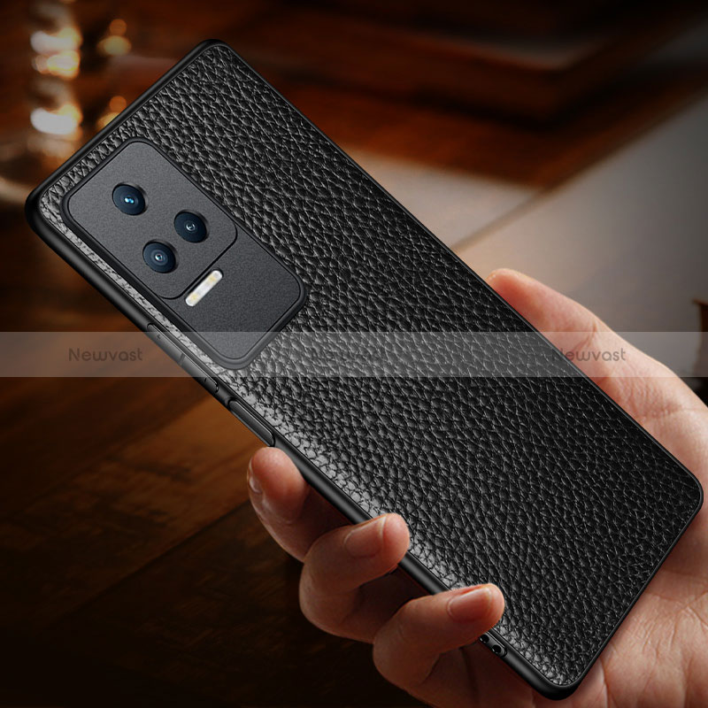 Soft Luxury Leather Snap On Case Cover DL1 for Xiaomi Poco F4 5G