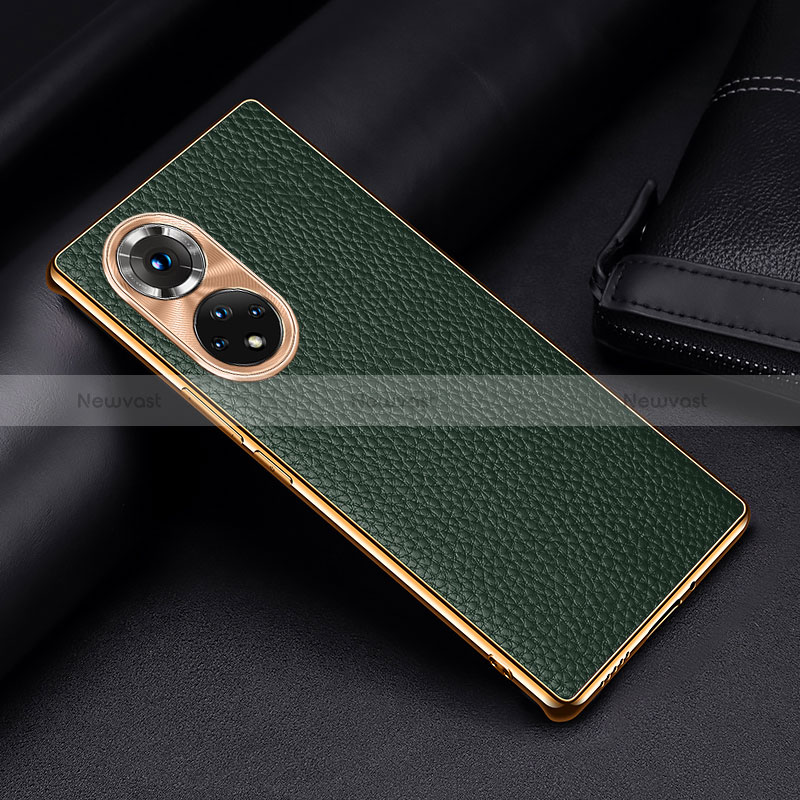 Soft Luxury Leather Snap On Case Cover DL2 for Huawei Honor 50 5G