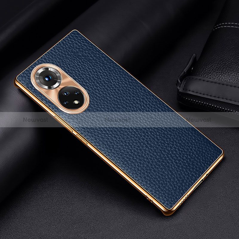 Soft Luxury Leather Snap On Case Cover DL2 for Huawei Honor 50 5G