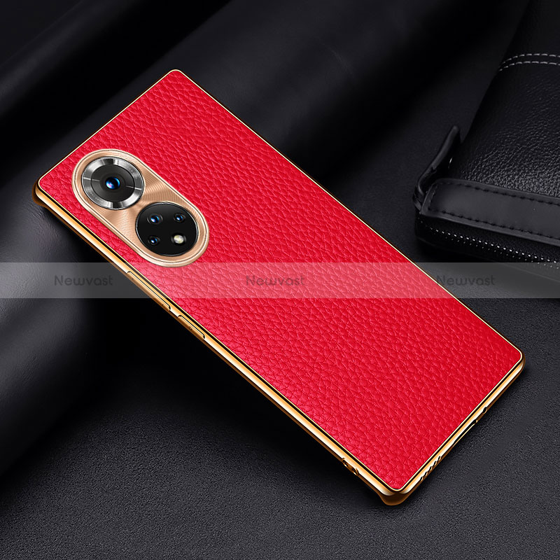 Soft Luxury Leather Snap On Case Cover DL2 for Huawei Honor 50 5G