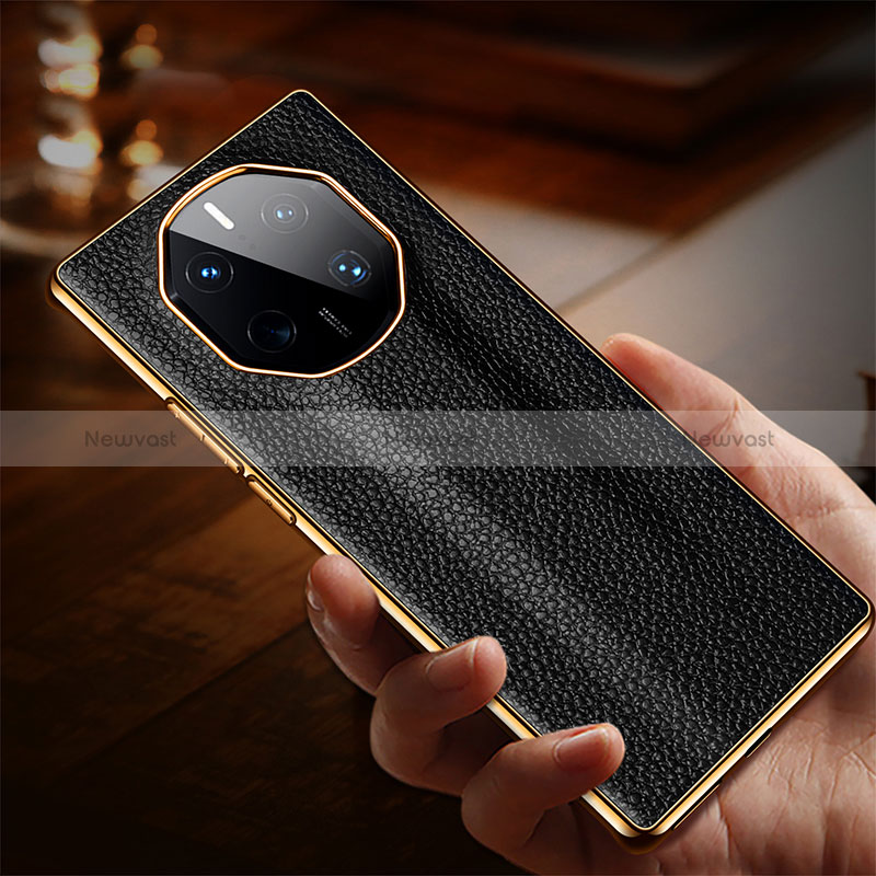 Soft Luxury Leather Snap On Case Cover DL2 for Huawei Mate 50 RS