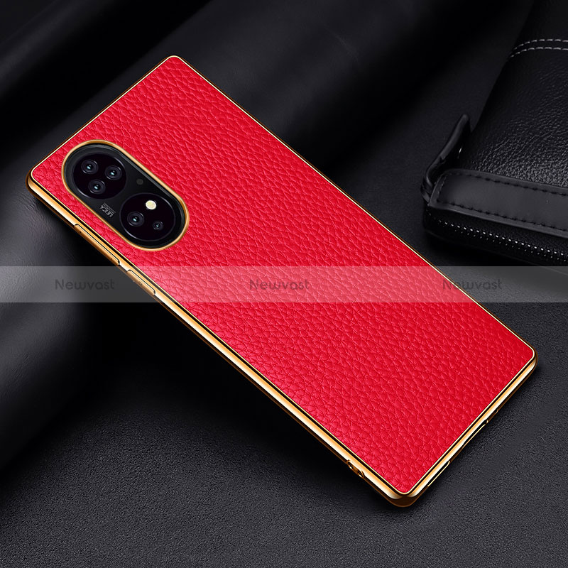 Soft Luxury Leather Snap On Case Cover DL2 for Huawei P50 Pro