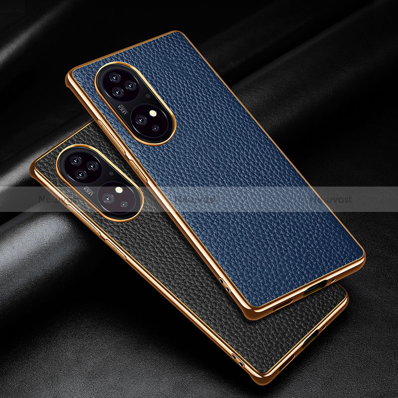 Soft Luxury Leather Snap On Case Cover DL2 for Huawei P50 Pro