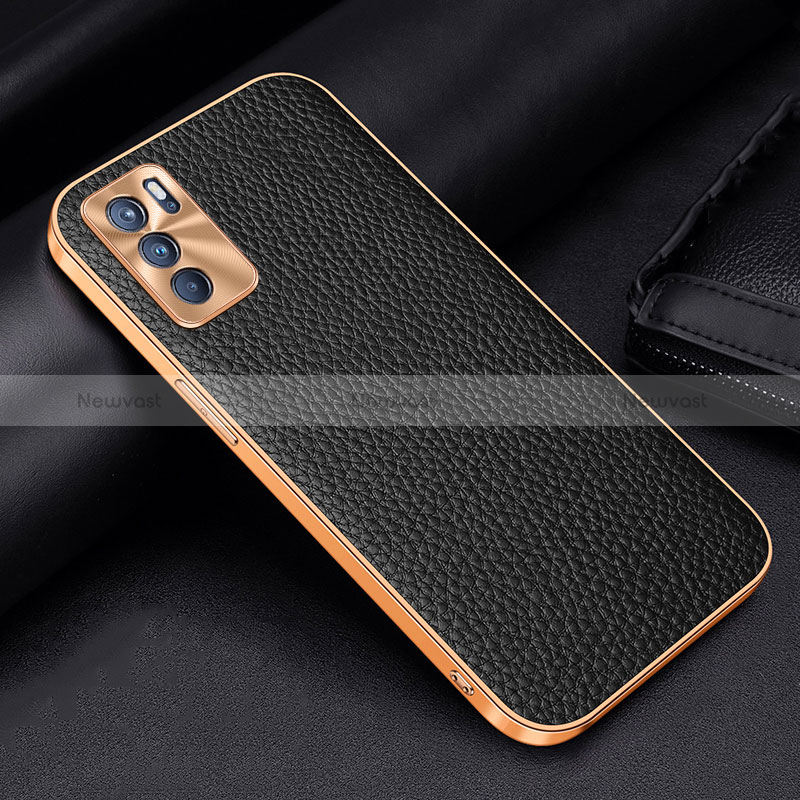 Soft Luxury Leather Snap On Case Cover DL2 for Oppo Reno6 5G