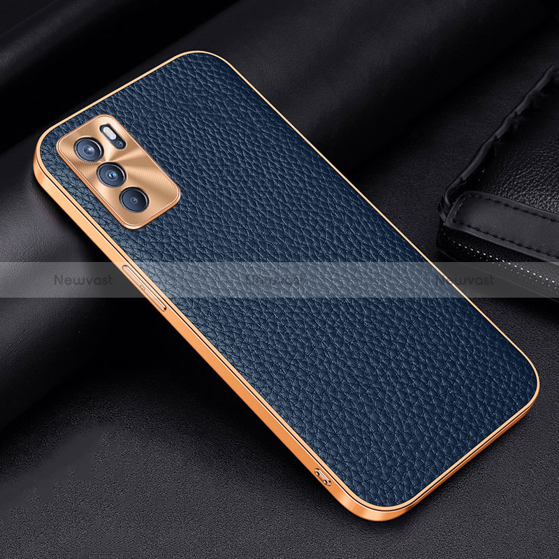 Soft Luxury Leather Snap On Case Cover DL2 for Oppo Reno6 5G