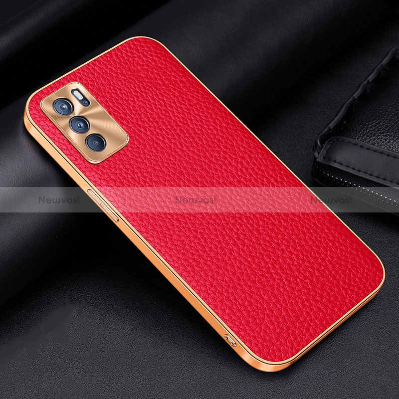 Soft Luxury Leather Snap On Case Cover DL2 for Oppo Reno6 5G