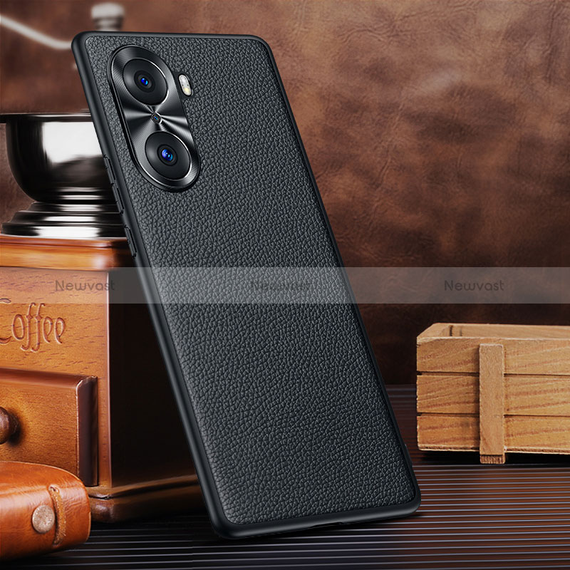 Soft Luxury Leather Snap On Case Cover DL3 for Huawei Honor 60 5G