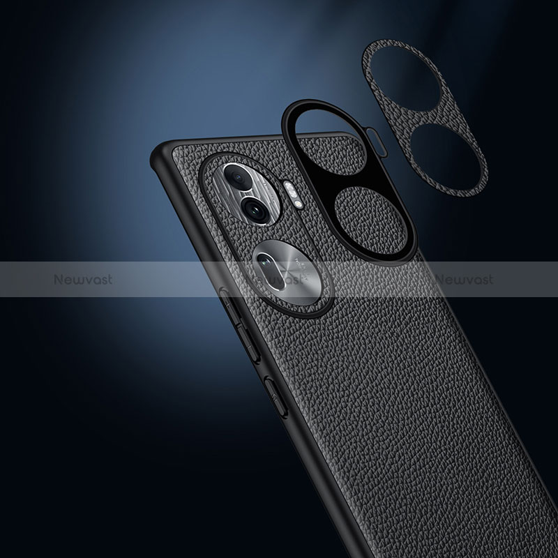 Soft Luxury Leather Snap On Case Cover DL3 for Oppo Reno11 Pro 5G