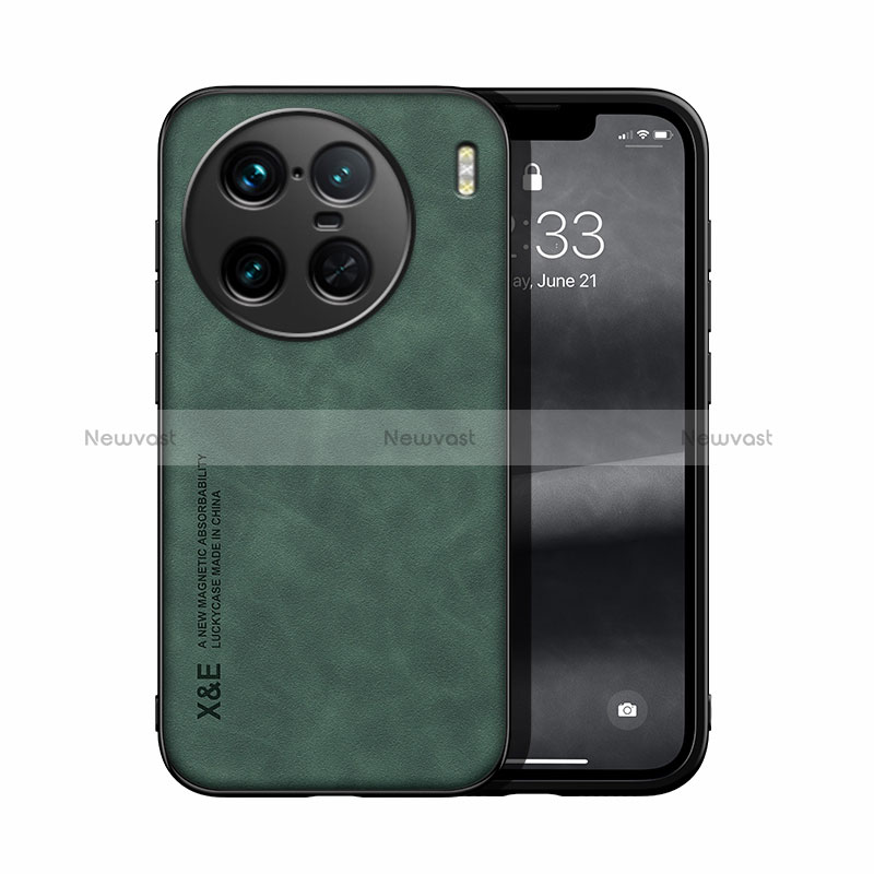 Soft Luxury Leather Snap On Case Cover DY1 for Vivo X90 Pro+ Plus 5G Green