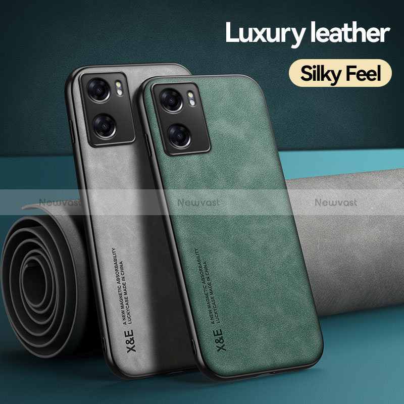 Soft Luxury Leather Snap On Case Cover DY2 for Oppo A77s
