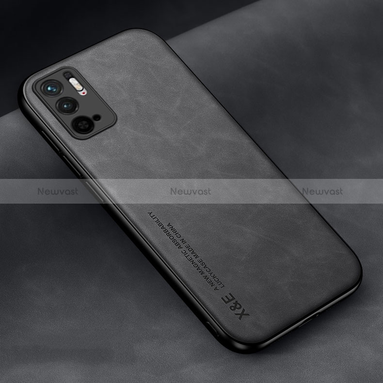 Soft Luxury Leather Snap On Case Cover DY2 for Xiaomi POCO M3 Pro 5G Black