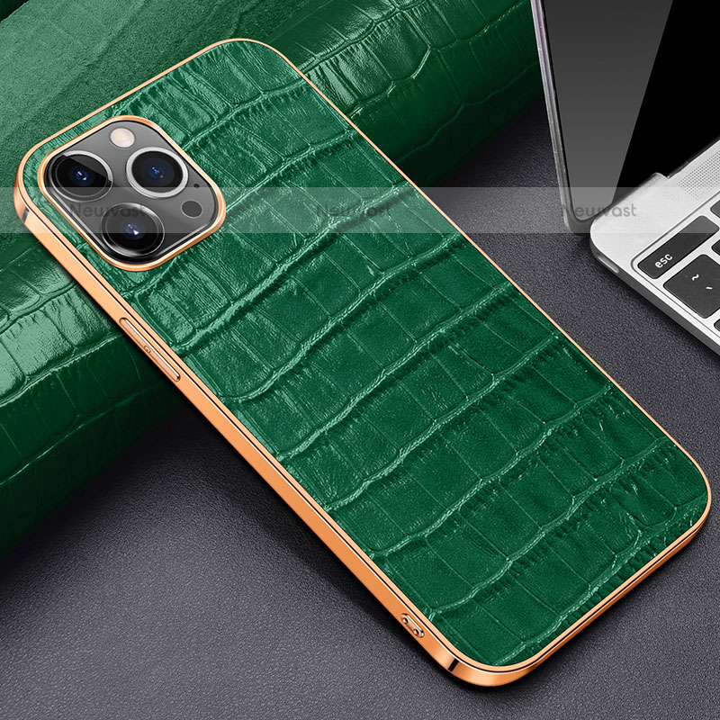 Soft Luxury Leather Snap On Case Cover for Apple iPhone 16 Pro