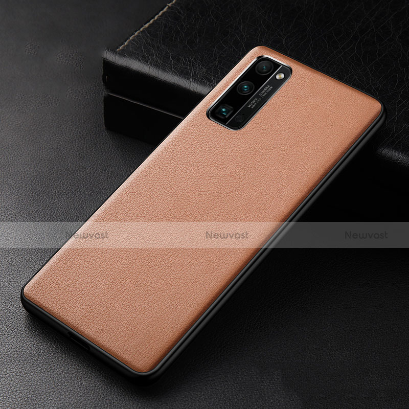 Soft Luxury Leather Snap On Case Cover for Huawei Honor 30 Pro+ Plus Orange