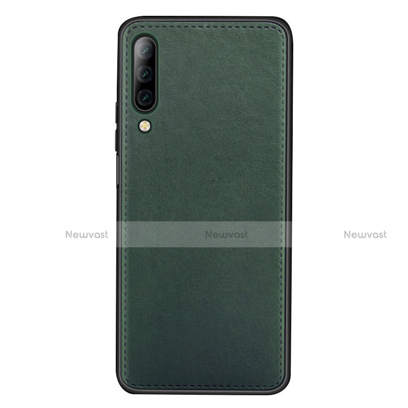 Soft Luxury Leather Snap On Case Cover for Huawei Honor 9X Pro Green