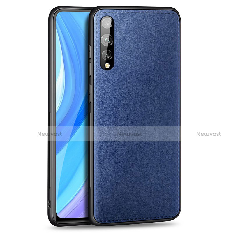 Soft Luxury Leather Snap On Case Cover for Huawei P smart S