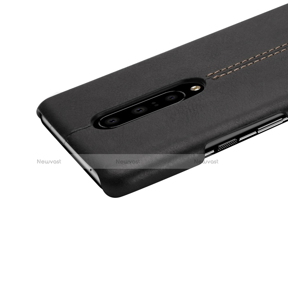 Soft Luxury Leather Snap On Case Cover for OnePlus 7 Pro