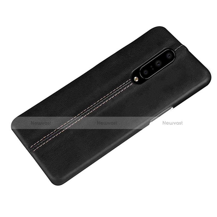 Soft Luxury Leather Snap On Case Cover for OnePlus 7 Pro