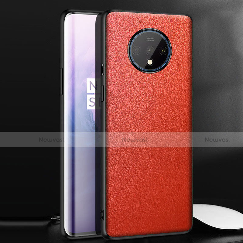 Soft Luxury Leather Snap On Case Cover for OnePlus 7T