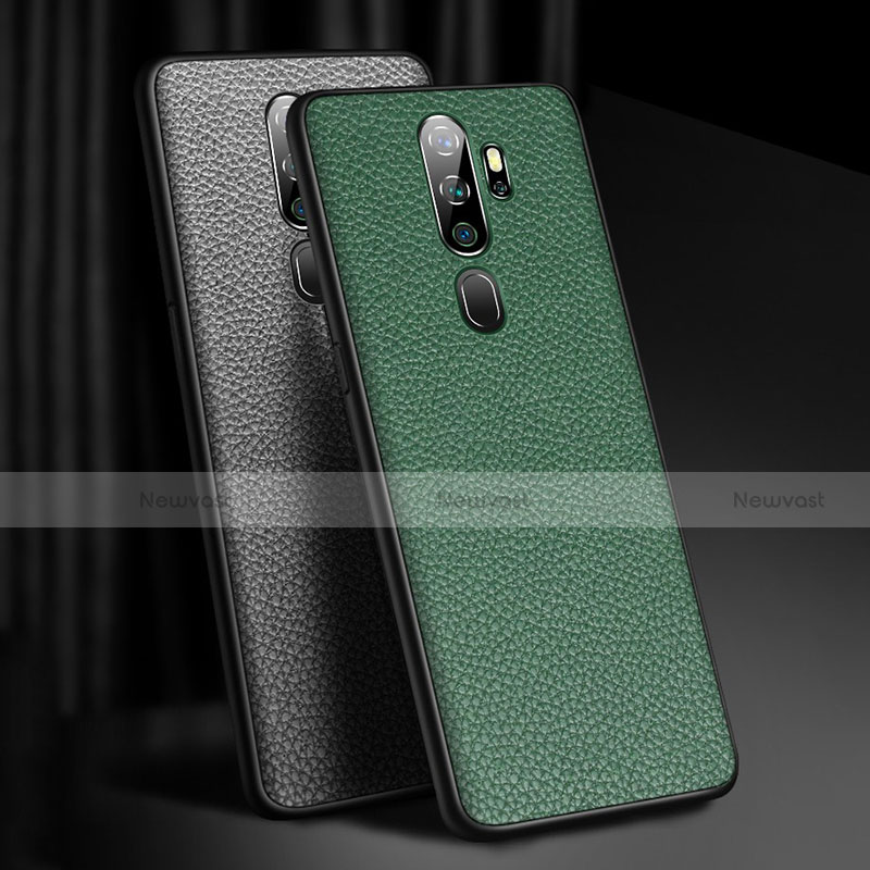 Soft Luxury Leather Snap On Case Cover for Oppo A11