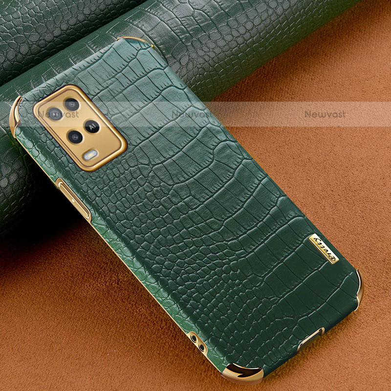 Soft Luxury Leather Snap On Case Cover for Oppo A54 4G