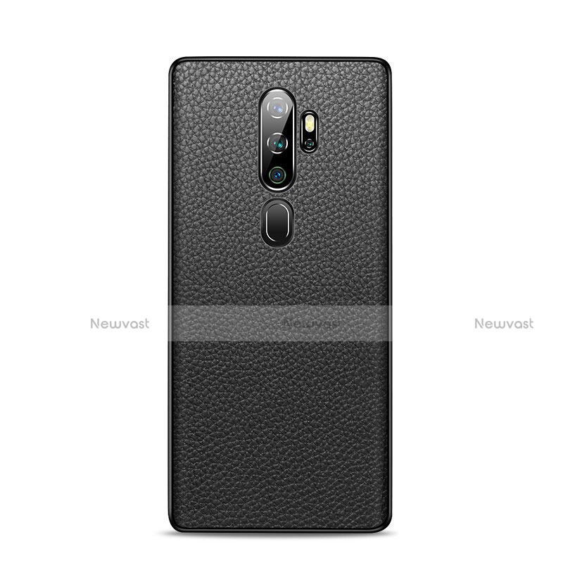 Soft Luxury Leather Snap On Case Cover for Oppo A9 (2020)