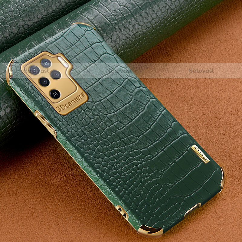 Soft Luxury Leather Snap On Case Cover for Oppo A94 4G