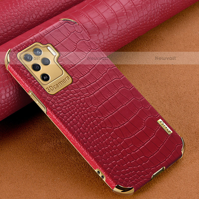 Soft Luxury Leather Snap On Case Cover for Oppo F19 Pro