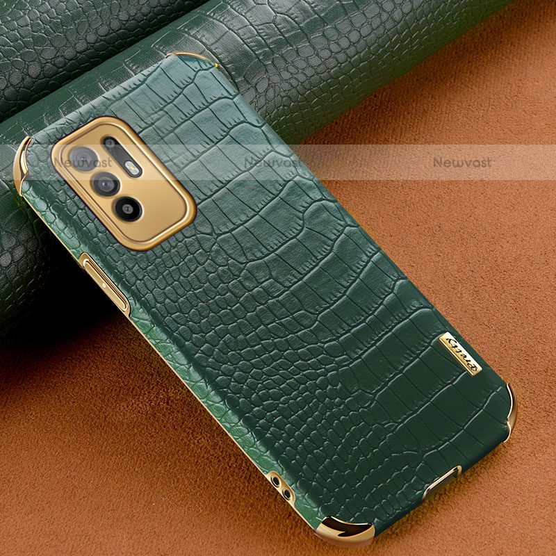 Soft Luxury Leather Snap On Case Cover for Oppo F19 Pro+ Plus 5G