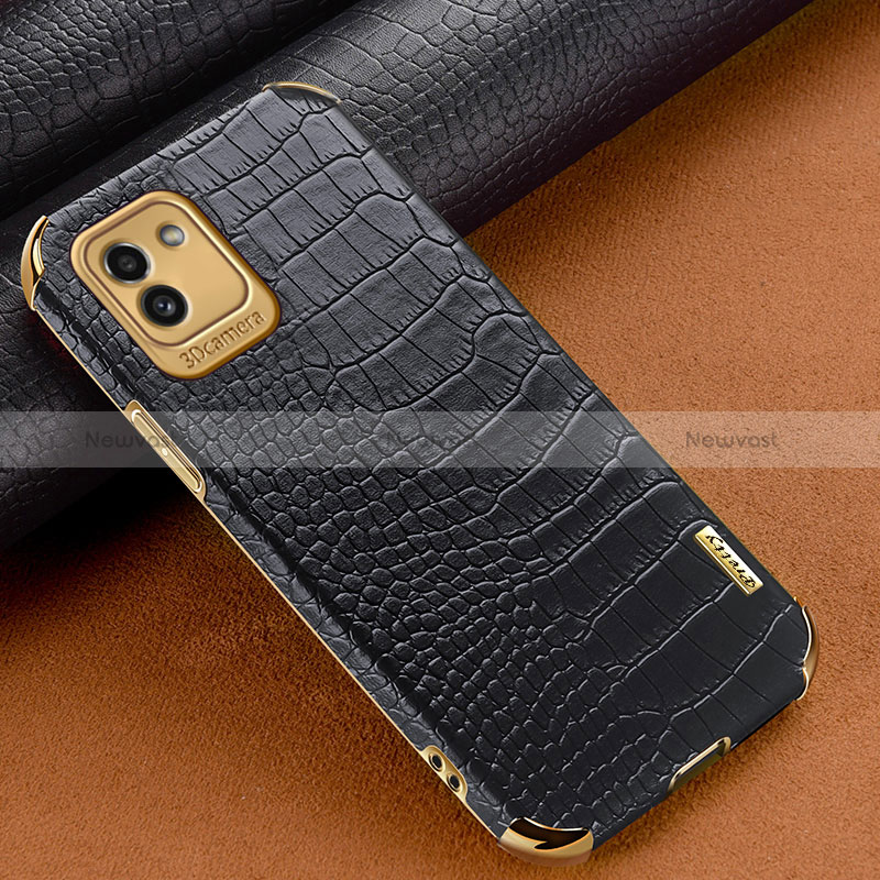 Soft Luxury Leather Snap On Case Cover for Samsung Galaxy A03