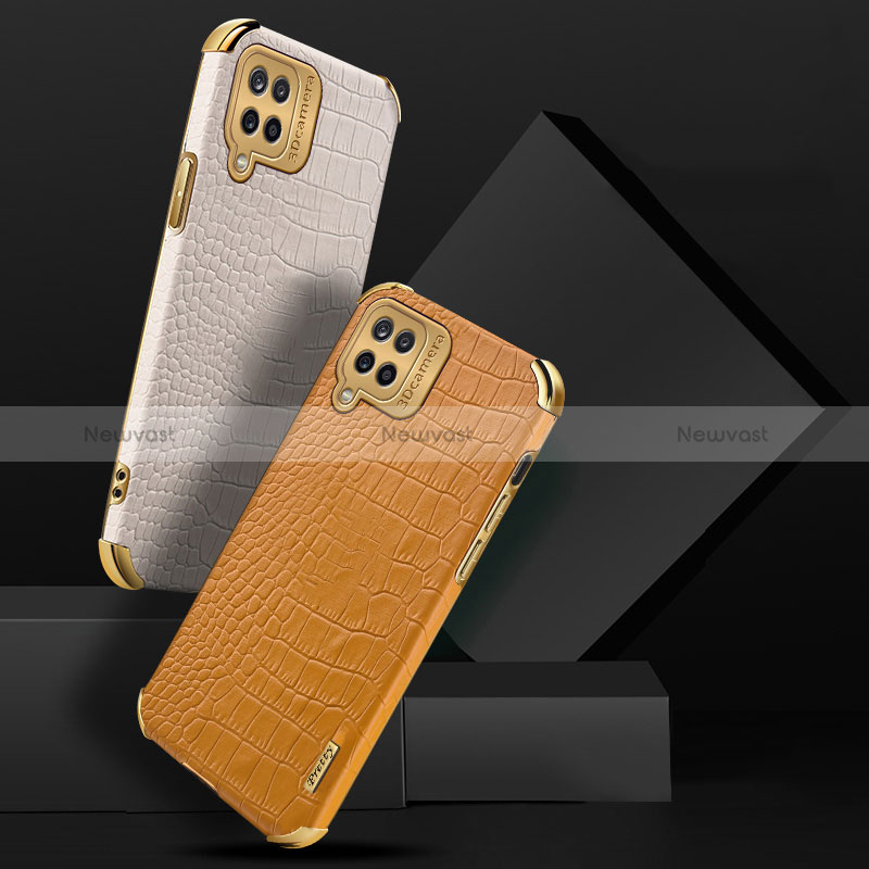 Soft Luxury Leather Snap On Case Cover for Samsung Galaxy A12 Nacho