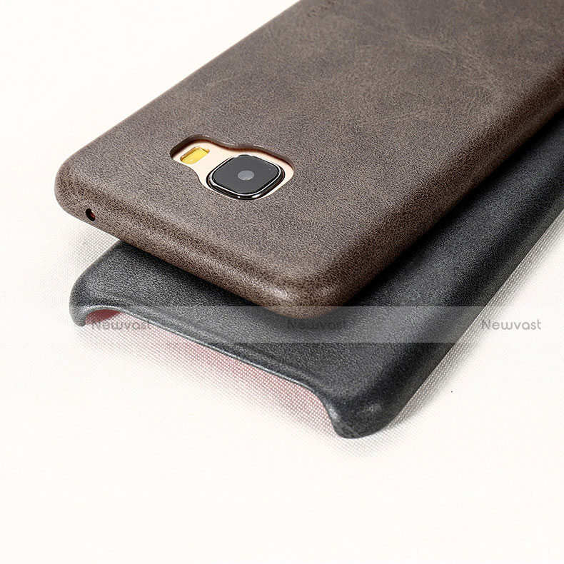 Soft Luxury Leather Snap On Case Cover for Samsung Galaxy C7 Pro C7010