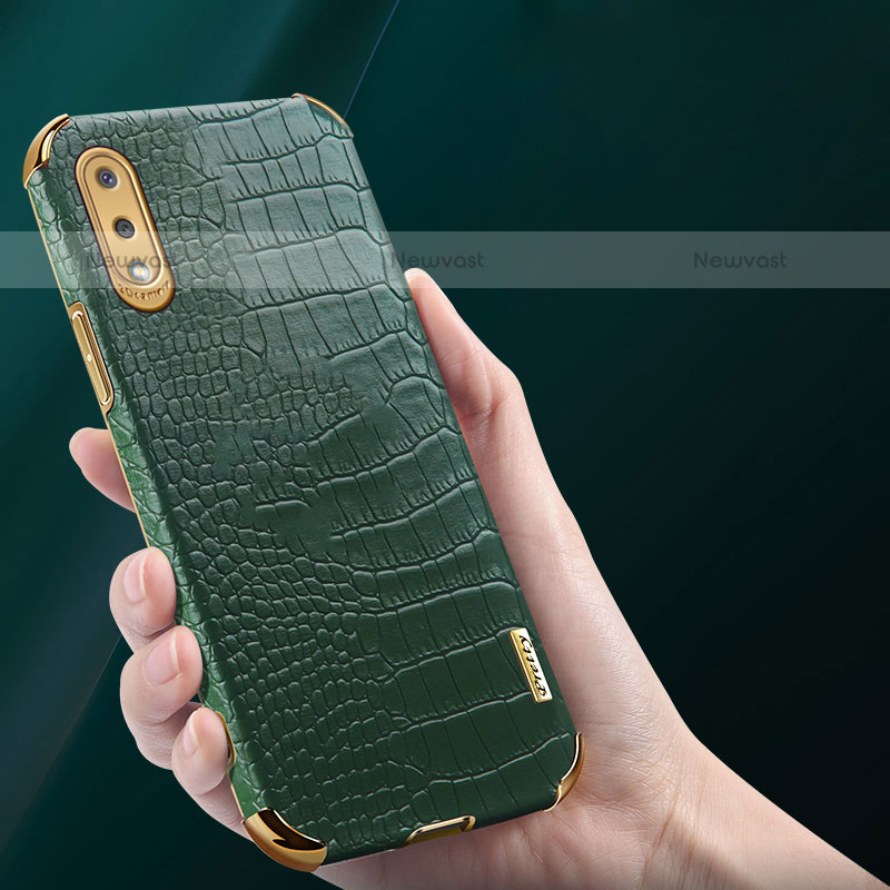 Soft Luxury Leather Snap On Case Cover for Samsung Galaxy M02