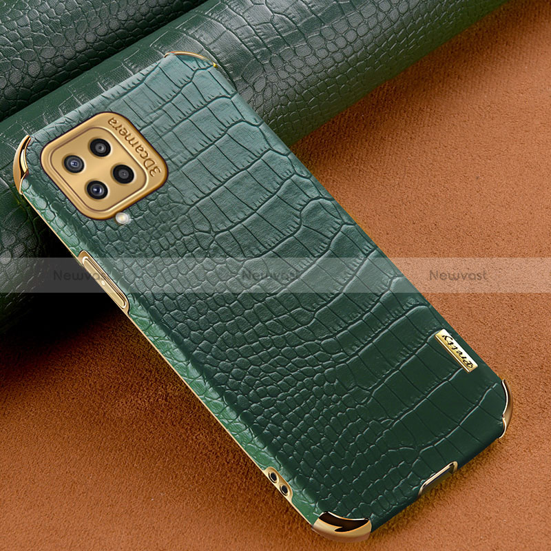 Soft Luxury Leather Snap On Case Cover for Samsung Galaxy M32 4G Green