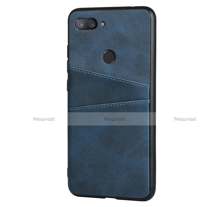 Soft Luxury Leather Snap On Case Cover for Xiaomi Mi 8 Lite