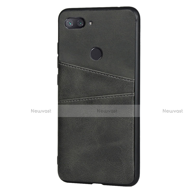 Soft Luxury Leather Snap On Case Cover for Xiaomi Mi 8 Lite