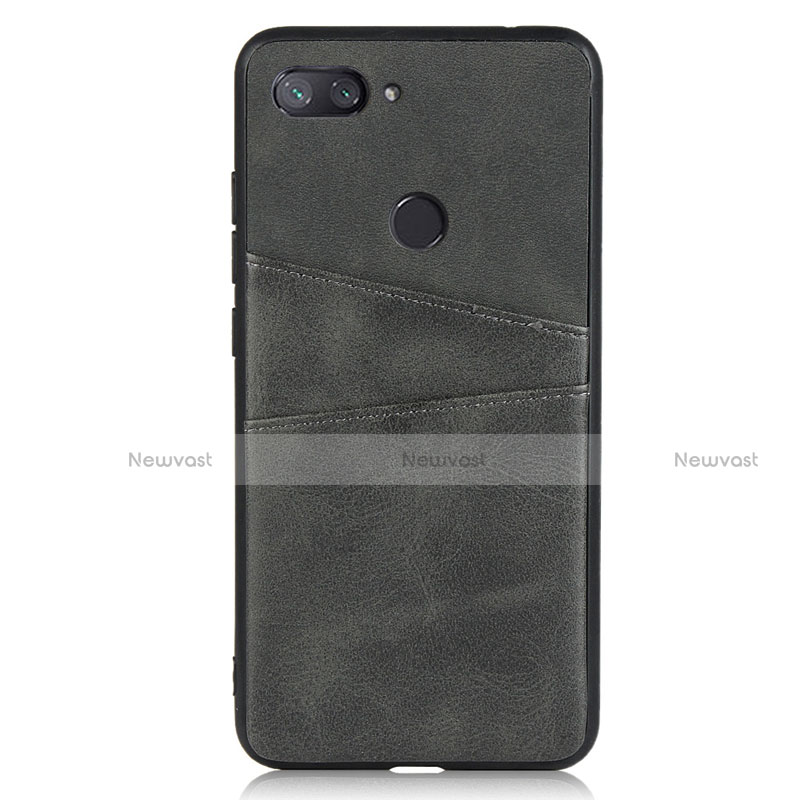 Soft Luxury Leather Snap On Case Cover for Xiaomi Mi 8 Lite