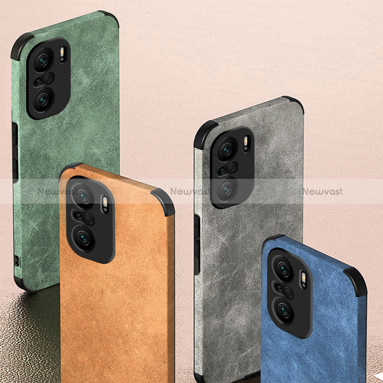 Soft Luxury Leather Snap On Case Cover for Xiaomi Poco F3 5G