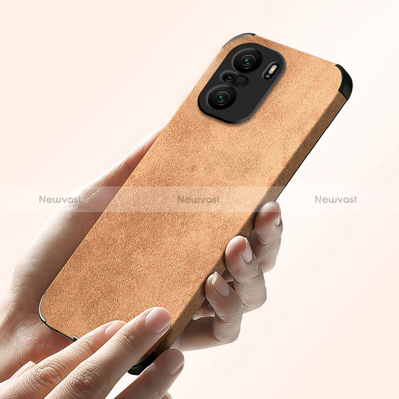 Soft Luxury Leather Snap On Case Cover for Xiaomi Poco F3 5G