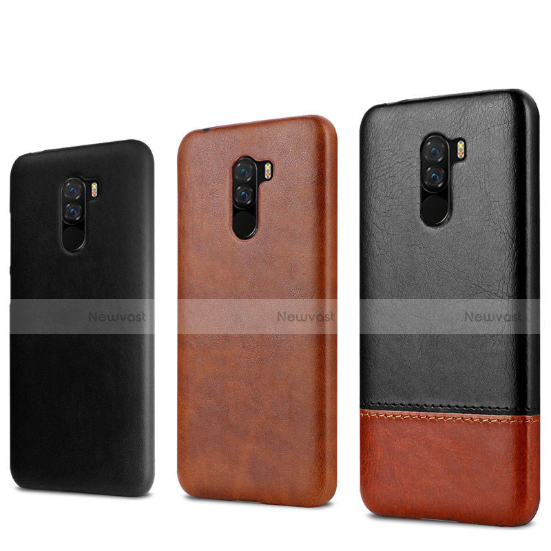 Soft Luxury Leather Snap On Case Cover for Xiaomi Pocophone F1