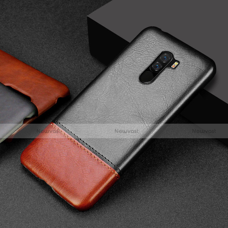 Soft Luxury Leather Snap On Case Cover for Xiaomi Pocophone F1