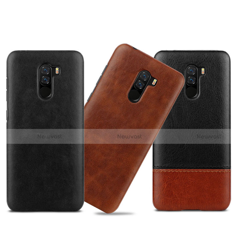 Soft Luxury Leather Snap On Case Cover for Xiaomi Pocophone F1