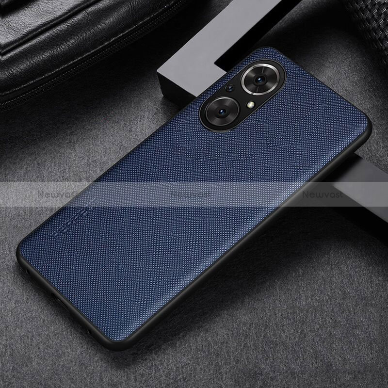 Soft Luxury Leather Snap On Case Cover GS1 for Huawei Honor 50 SE 5G